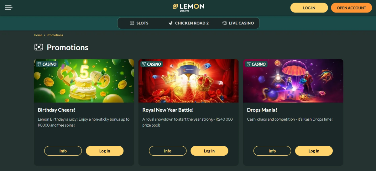 lemon online casino bonuses